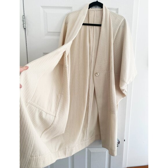 Issey Miyake Sashiko Wrap Kimono Jacket size "2" - one size only (fits M-XL) - Picture 14 of 15